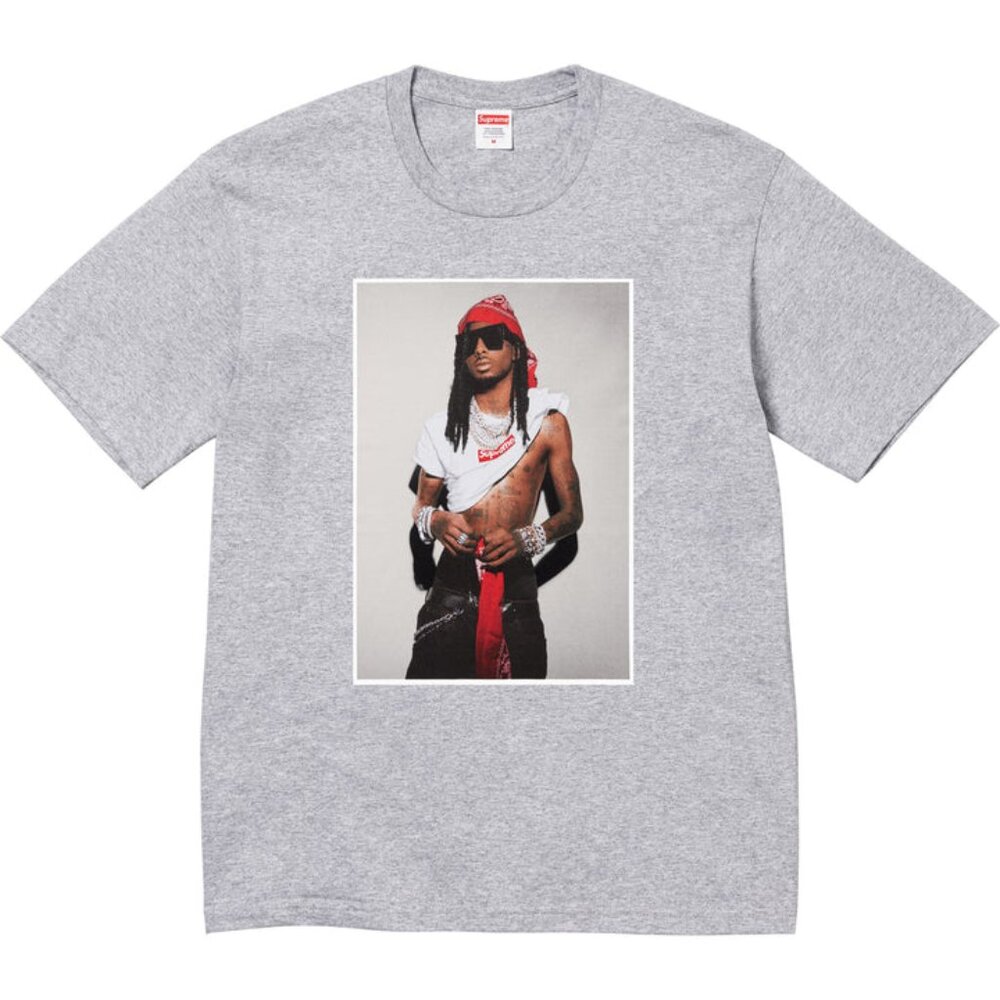 Supreme Playboi Carti Tee Heather Gray XL